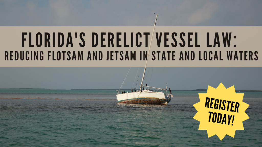 Florida's Derelict Vessel Law: Reducing Flotsam and Jetsam in State and Local Waters logo